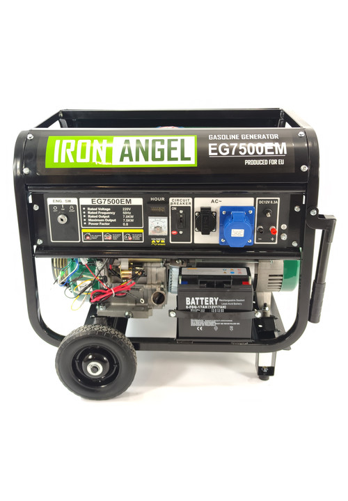 Генератор бензиновий Iron Angel EG 7500 EМ